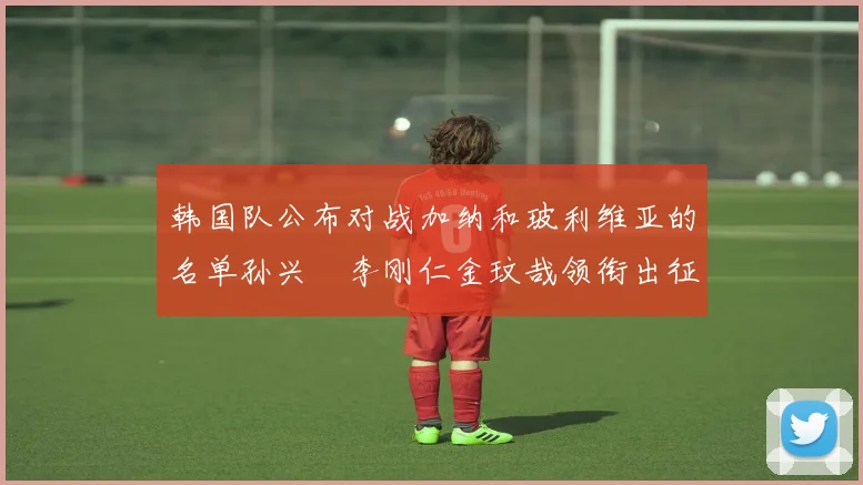 韩国队公布对战加纳和玻利维亚的名单孙兴慜李刚仁金玟哉领衔出征